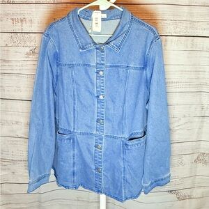 Agnes Orinda Blue Denim Jacket